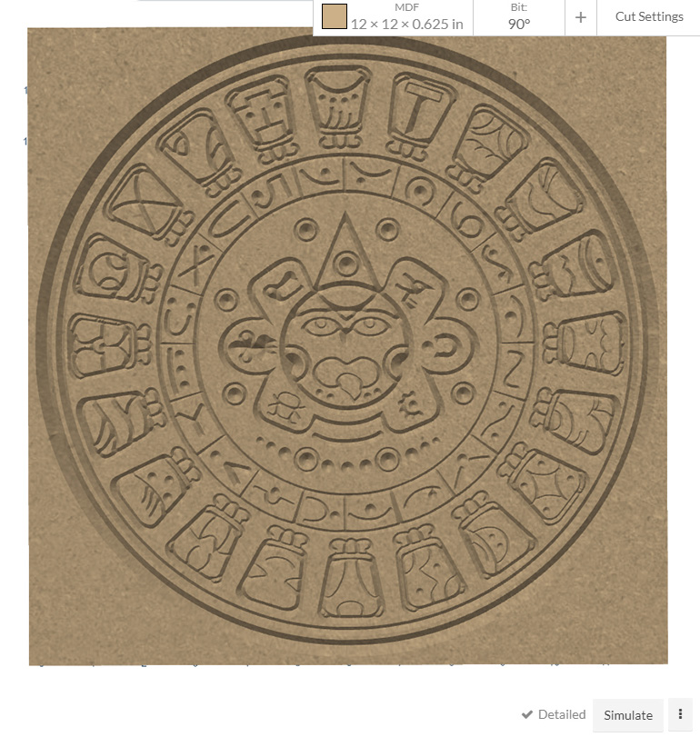 Mayan calendar hover